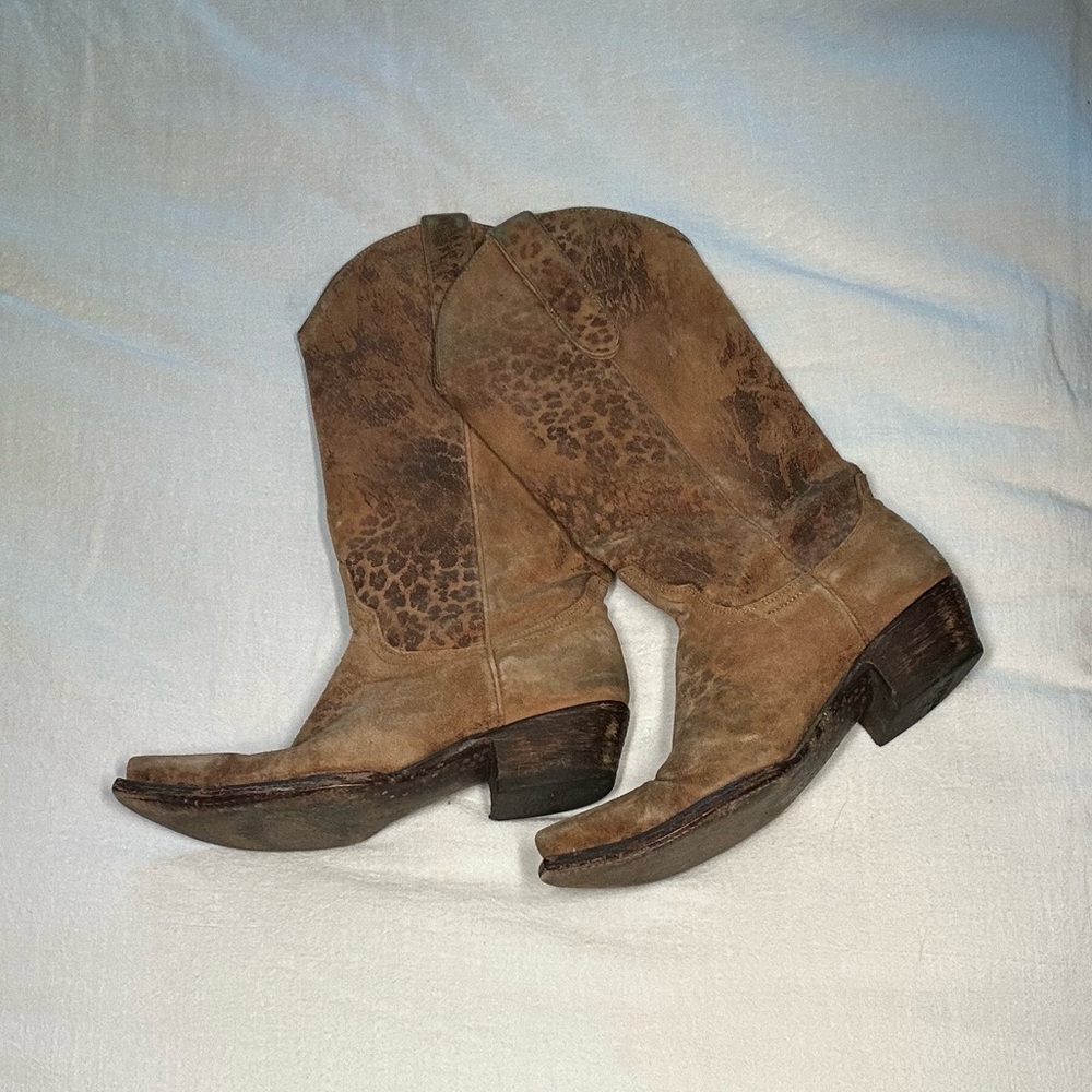 Old Gringo Women’s Leopardito boots Snip Toe 
Size 6.5